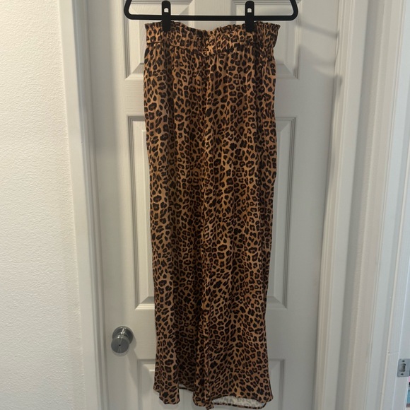 Summersalt Leopard Palazzo Pant with Ties - Picture 6 of 10